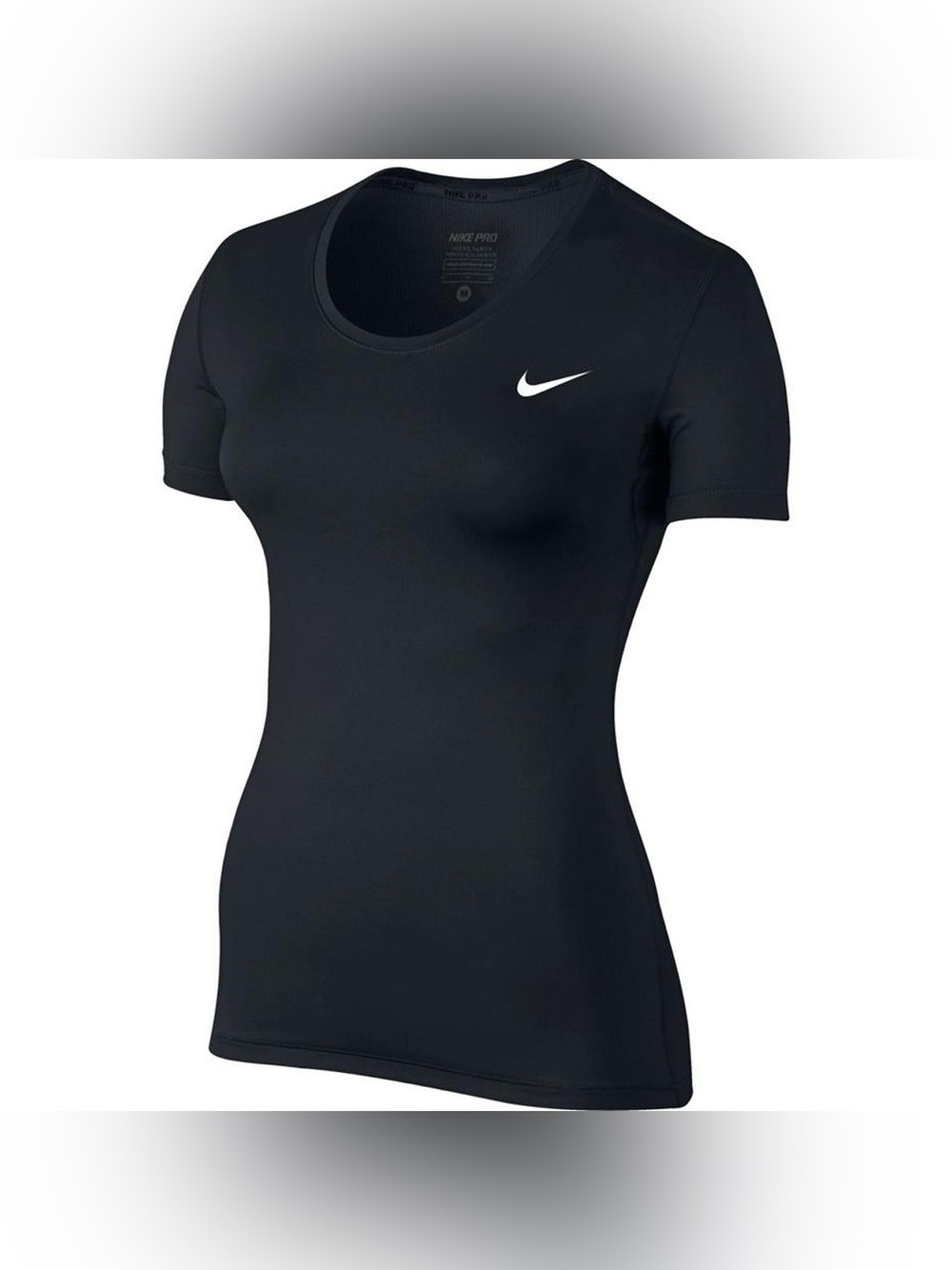 Nike Pro Women’s Cool Short Sleeve Shirt in Black - Dri Fit - Size L